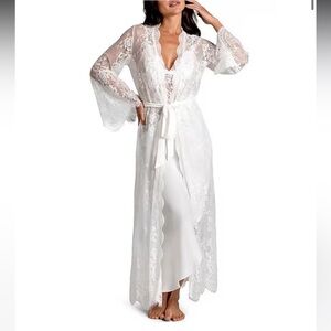 White Lace Robe